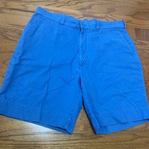 Roundtree & Yorke size 38 Relaxed Fit High Rise Blue Chino Shorts men's